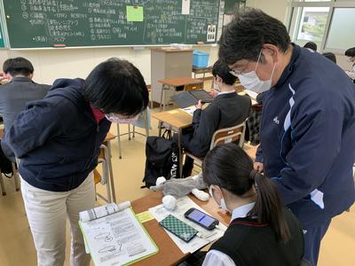 GoogleのClassroom用のアカウント設定の様子