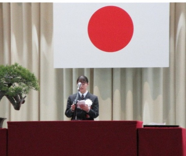 画像2 生徒会長あいさつ